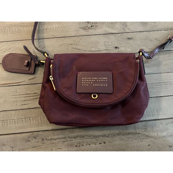 Marc by Marc Jacobs Preppy Legend Natasha Mini Nylon Crossbody Bag Cardamom - Picture 10 of 10